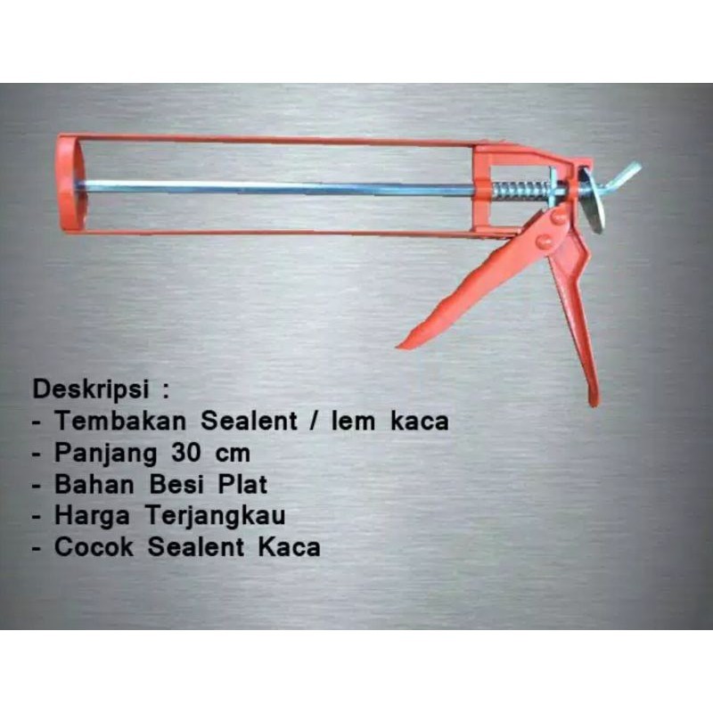

ALAT TEMBAKAN TEMBAK GUN SEALANT SILIKON LEM KACA