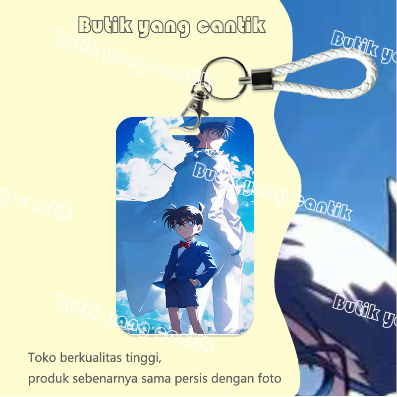 

ID CARD HOLDER,Tempat Kartu Kartun Detektif Conan/Phantom Thief Kidd, Cocok untuk Kantor/Sekolah, Kartu Pelajar/Kartu Transportasi, Kartu Akses, KTP, Flazz, Kartu Kredit Elektronik dan Uang Elektronik.