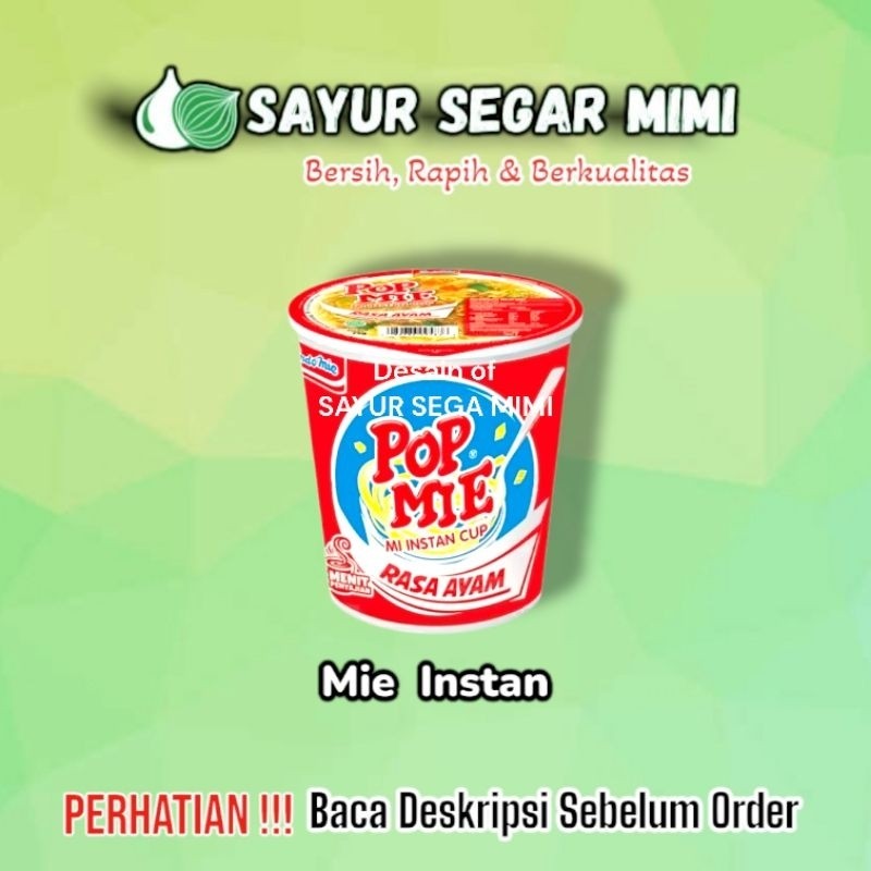 

Pop mie ayam 1pcs - Sayur Segar Mini