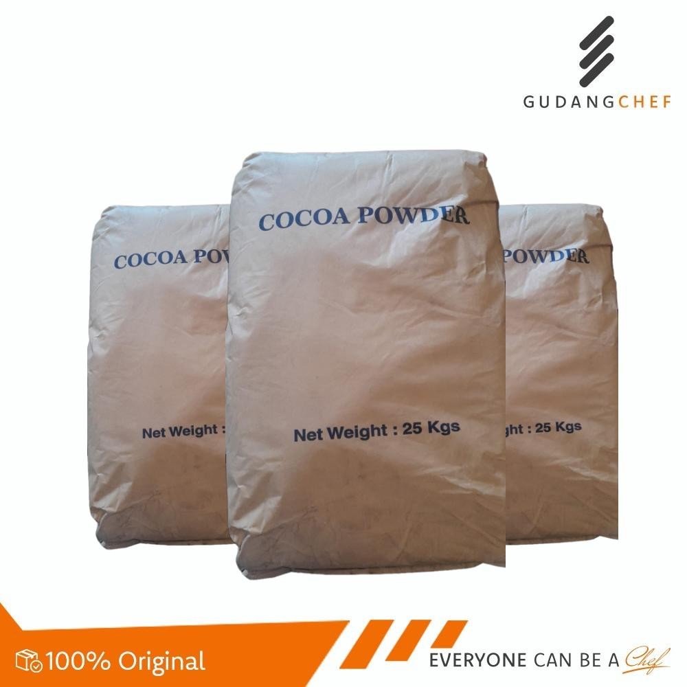 

ABA Cocoa Powder Dark Brown Alkalized 10-12% 25kg - Bubuk Cokelat Premium