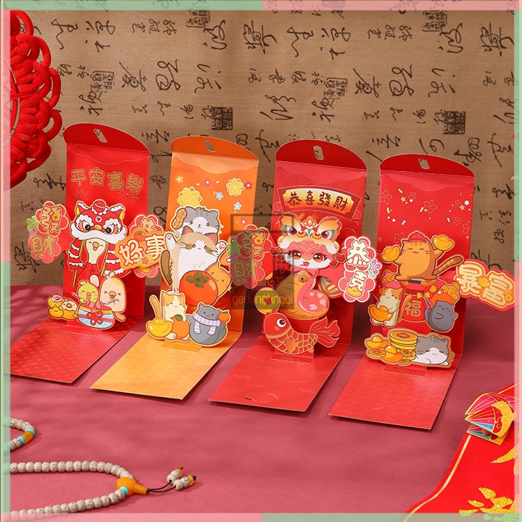 

Angpao Imlek 3D Shio Ular 2025 - Desain Unik, Tebal & Tahan Lama - Amplop Angpau Premium Imlek CNY