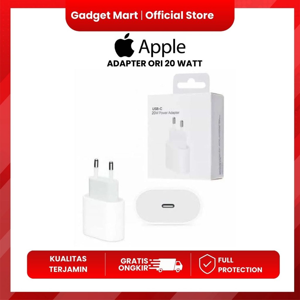 TC APL 20W USB-C Power Adaptor Original - Garansi Resmi