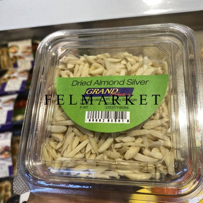 

Dried Almond Silver Usa / Almond Dried Import / 250 Grm