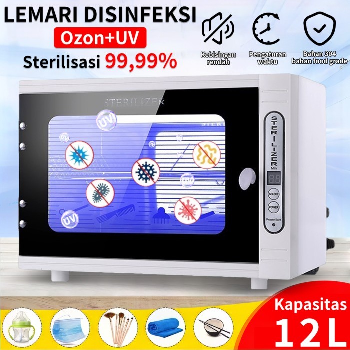 Onlinez UV Sterilizer Box Disinfection Cabinet UV Ozon Kill Alat steril