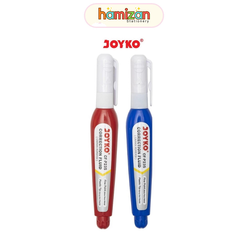 

Correction Fluid Cairan Koreksi Penghapus Cair Joyko CF-P235/ ( 1 pcs ) Tip x CFP235 / Tip Ex cair 235 Random / Correction Fluid Joyko CF-P235
