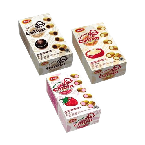 

MONDE COLLON 40gr COKLAT CREAM VANILLA STRAWBERRY BISCUIT VANILA CEMILAN ANAK BISKUIT WAFER MAKANAN RINGAN CHOCOLATE DUS DOMIKA SHOP