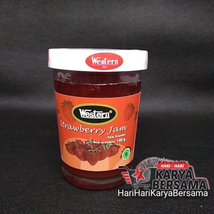 

WESTERN STAWBERRY JAM SELAI STRAWBERI 140GR