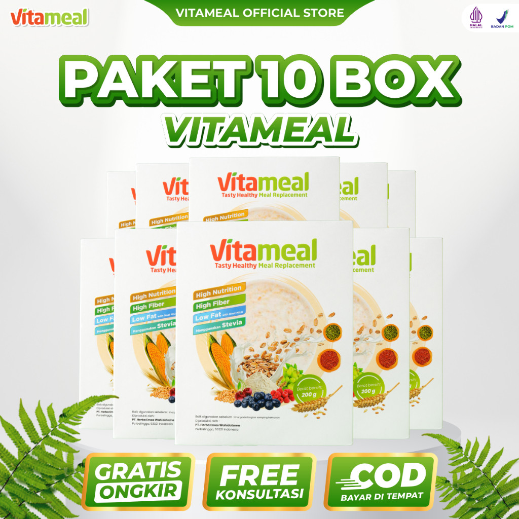 

Promo - Vitameal - Sereal paket 10 box 200 gram Diskon Harian