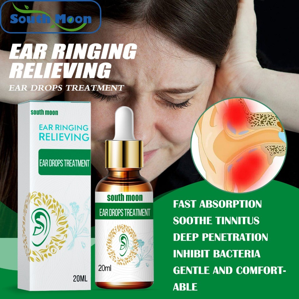 South Moon Obat Tetes Telinga 20ml Reco Tetes Telinga Ear Drops Pengobatan Dering Telinga Tinnitus T