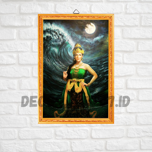 BINGKAI FOTO HIASAN DINDING - WALLDECOR - Kanjeng Ratu Kidul (Nyi Roro Kidul) PAJANGAN DINDING MDF