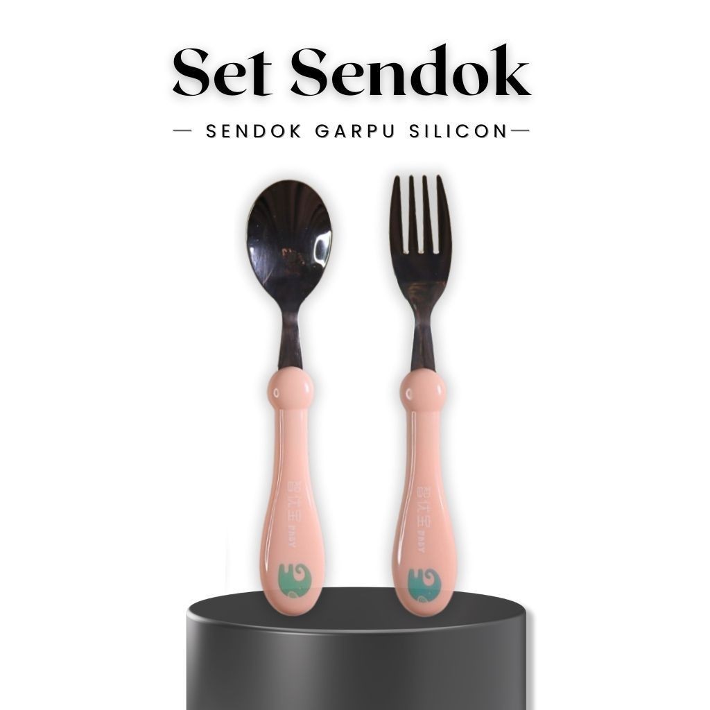 SENDOK GARPU SET STAINLESS/SENDOK GARPU ANAK LION/SENDOK GARPU LUCU/SENDOK GARPU TEBAL