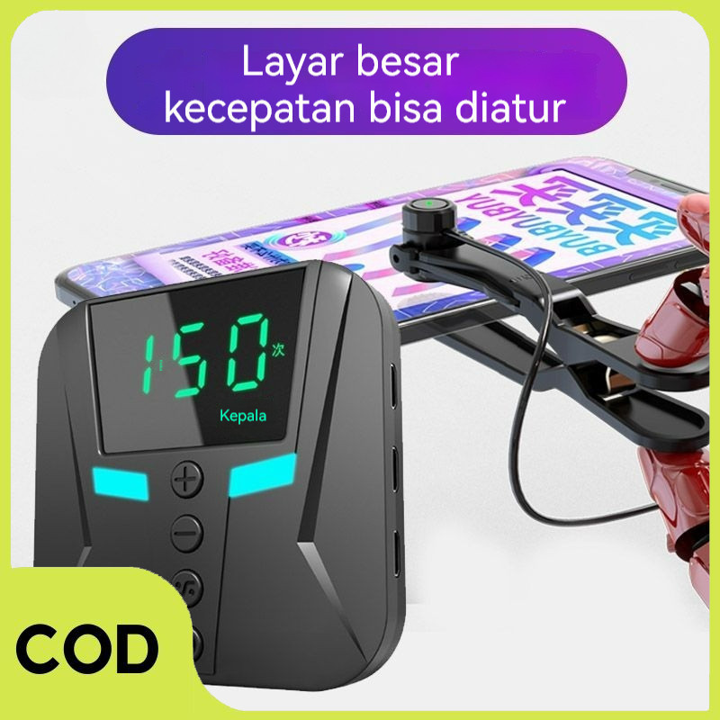 【COD】Auto Clicker/Alat Tap Tap Layar Auto Clicker Hp Dengan 2 Head Tap Untuk Smart Phone Multifuncti