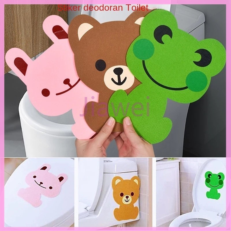 Jiawei Stiker pengharum toilet kartun lucu/stiker pengharum ruangan stiker pengharum laci toilet sti