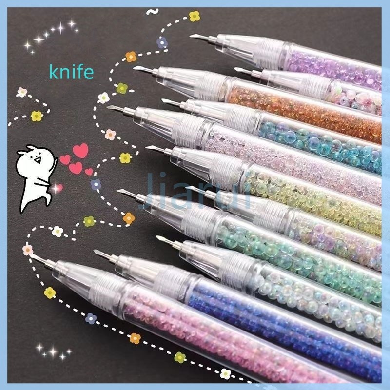 

Jiarui Pen Knife/Quicksand Pen Knife Paper Cutter/Children’s DIY Pen Knife Paper Cutter