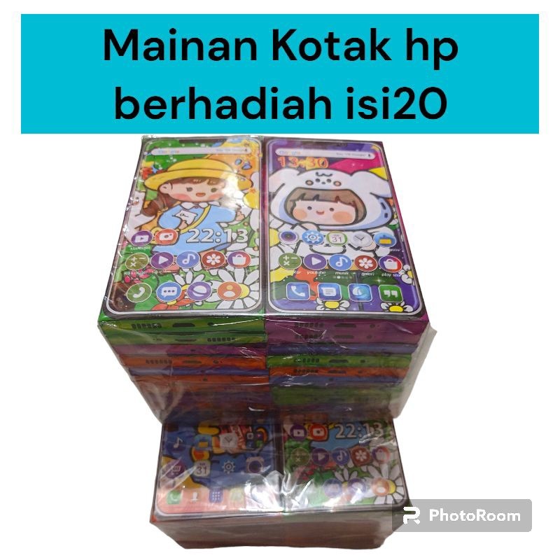 

mainan kotak kado hp isi 20