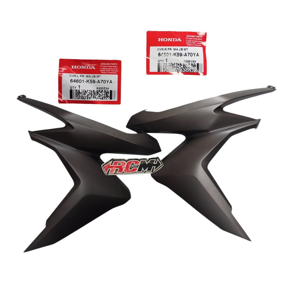 64601-K59-A70YA 64501-K59-A70YA COVER SAYAP KANAN KIRI VARIO WARNA COKLAT DOFF 125 150 2018-2022 ORI