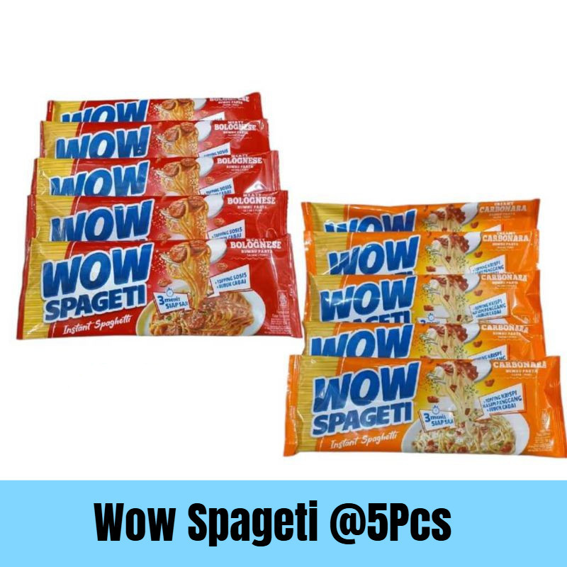 

[EJC] Wow Spageti Spagetty Instan Spaghety PER 5PCS