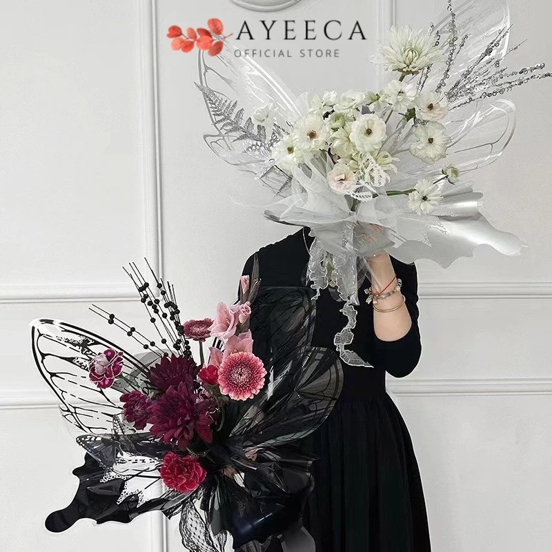 

AYEECA - (1 SET) - FL51 WINGS OPP Wings Butterfly Kertas Bunga Paper Buket Kado Florist Cellophane