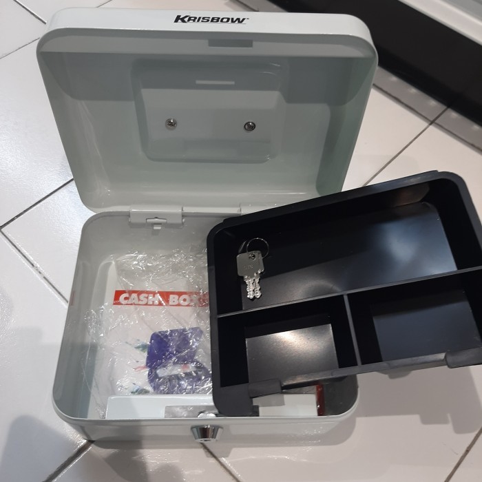 cash box safety box brangkas krisbow 20cm