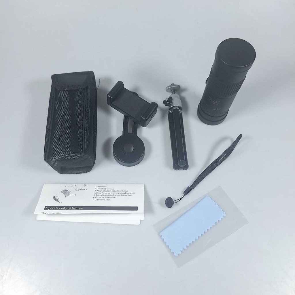 KANSHPKANSHP  Lensa Teleskop Saku Monokular 10-300X Magnification with Tripod - APL-10-300X40