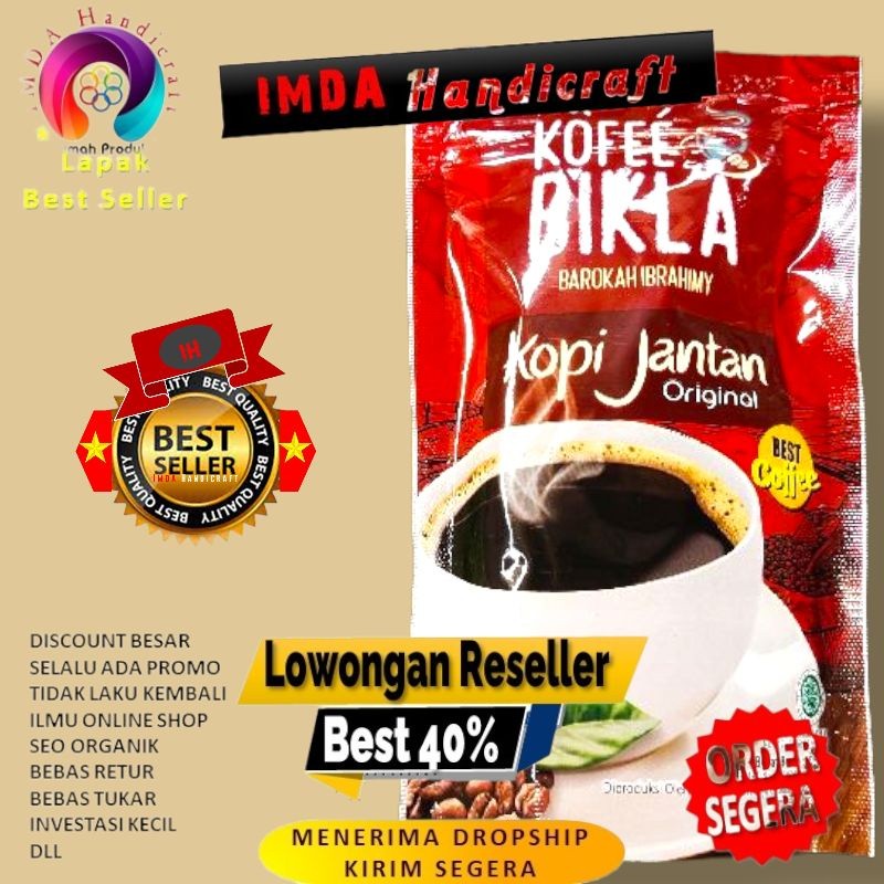 

MAKRIFATBUSINESS KOPI BIKLA KOPI ROBUSTA JANTAN ORIGINAL 125 GRAM
