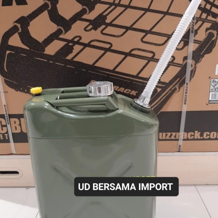 jerigen besi heavy duty steel jerry can KRISBOW 20L JERIGEN BENSIN