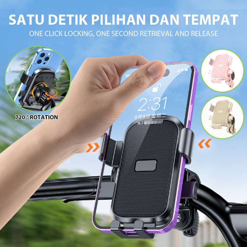 Bicycle Hp Motor Holder Hp Motor Stand Hp Motor Bracket Motor Hp Dudukan Hp Motor Hp Holder Phone Mo