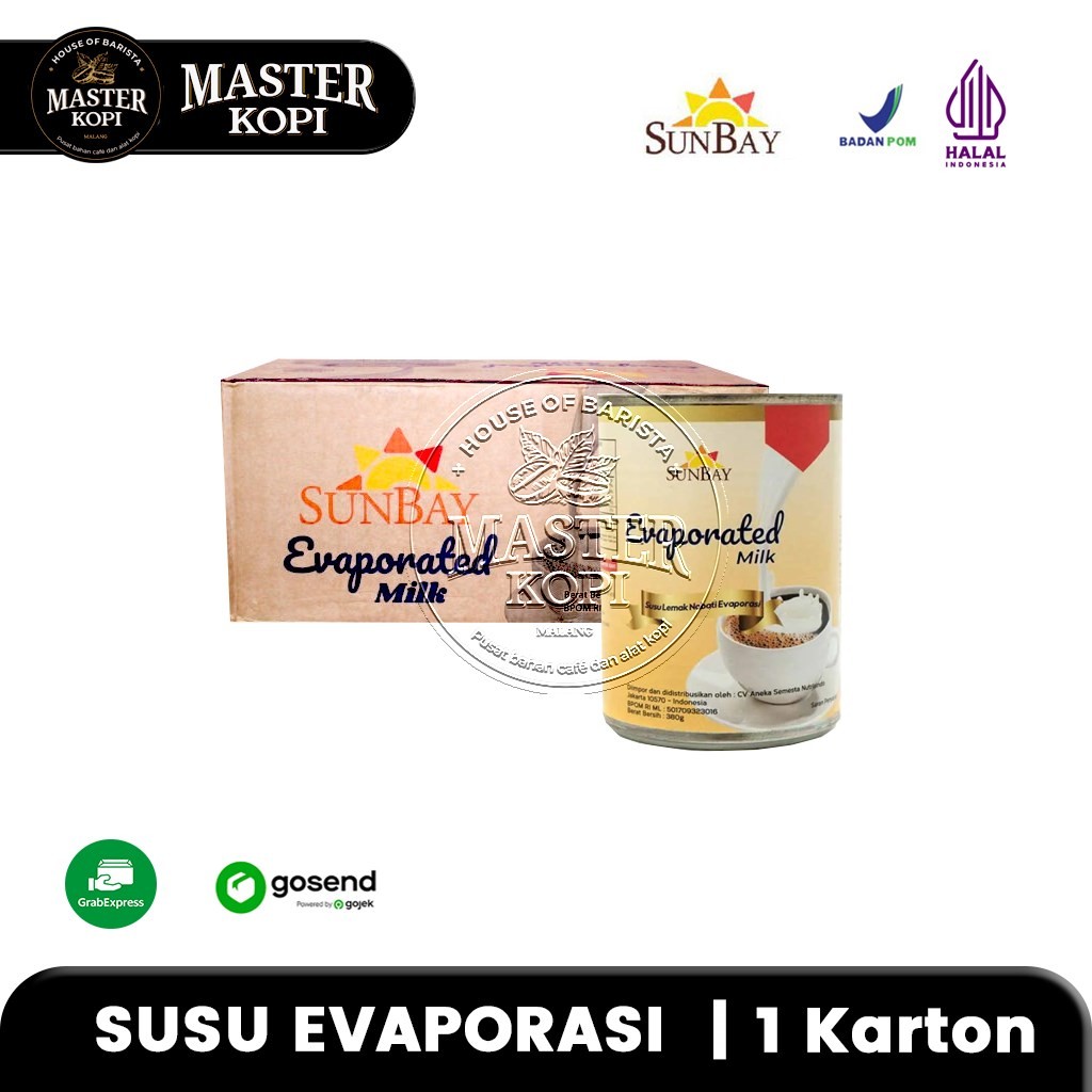 Sunbay Evaporasi 1 Karton Susu Evaporated Milk KHUSUS INSTANT