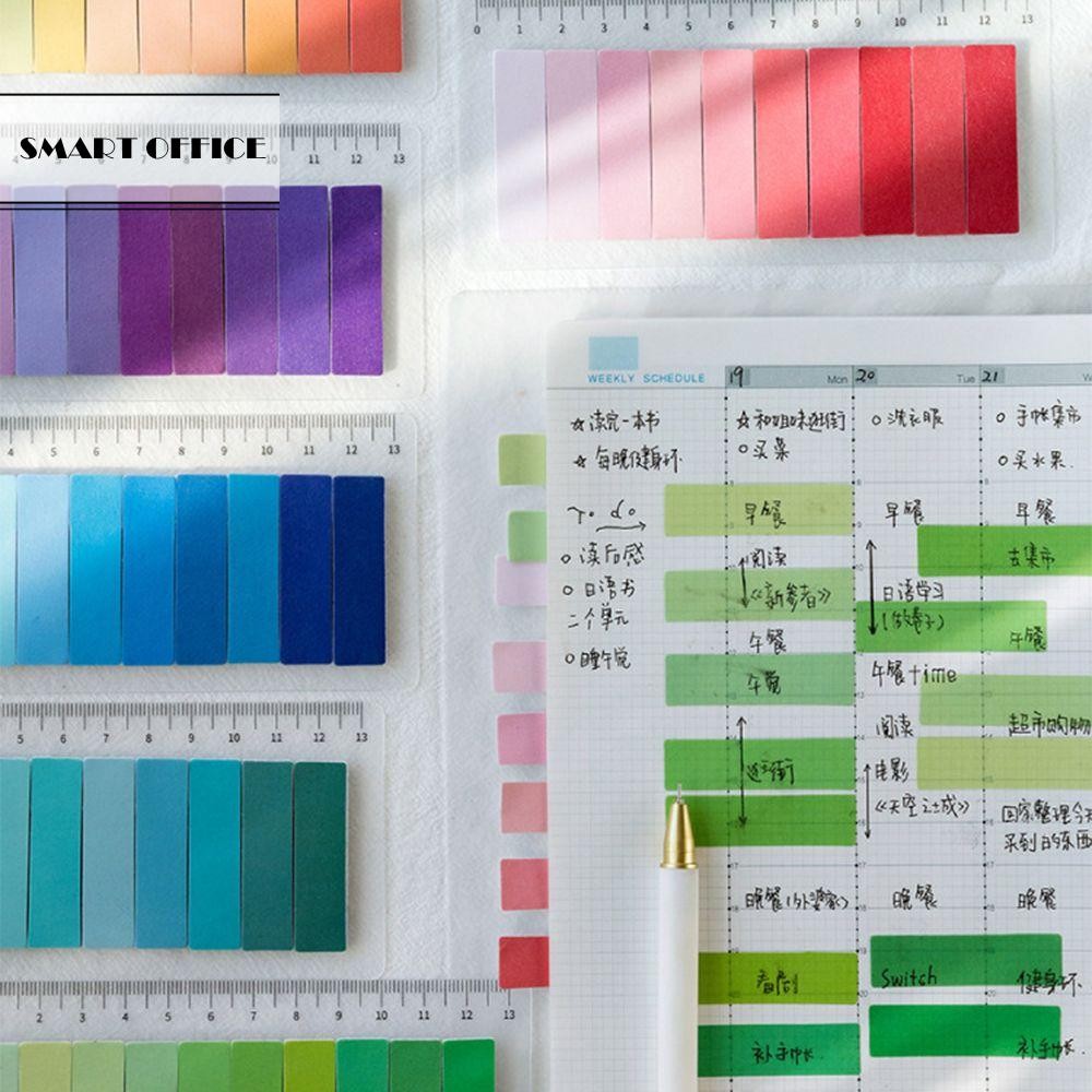 

150 Sheets Rainbow Color Index Memo Pad Posted It Sticky Notes Paper Sticker Notepad Bookmark School Supplies Kawaii Stationery
