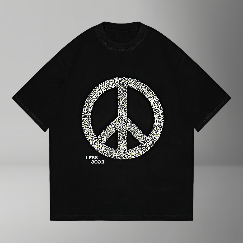 Lessegos Tshirt Oversize Peace Maker