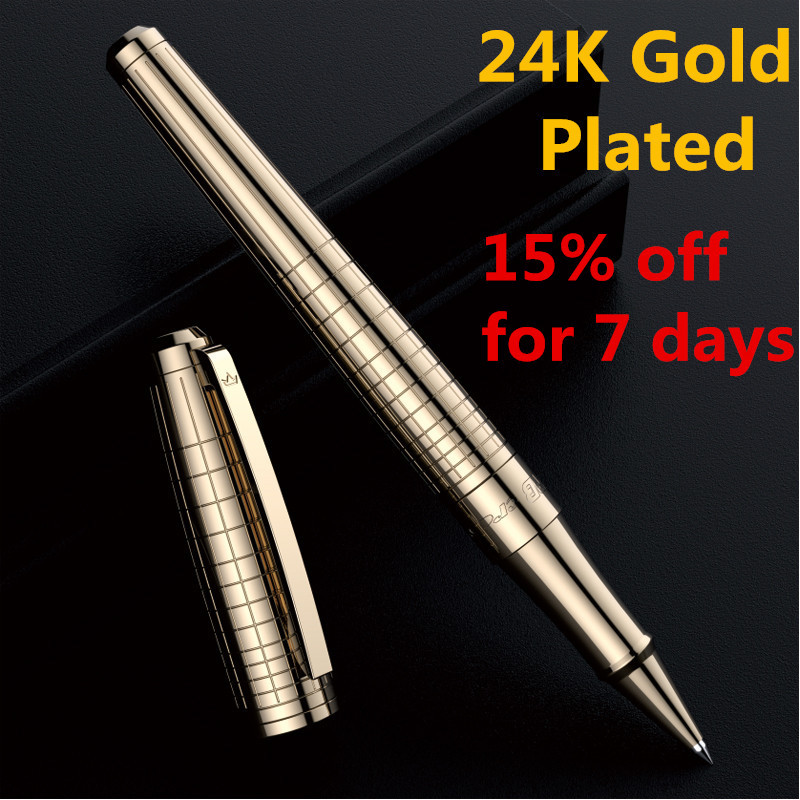 

DARB Luxury Rollerball Pen 24K Gold Plated Metal Pen High Quality Business Office Gift For Writing