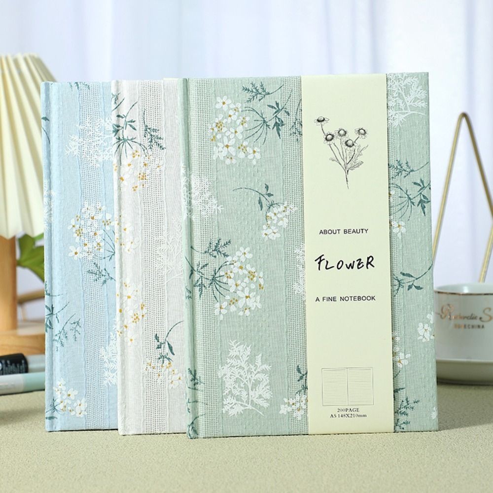 

Creative Stylish A5 Cloth Notebook Compact Morandi A5 Hand Ledger Multi-Purpose Fabric Cover Student Diary Student