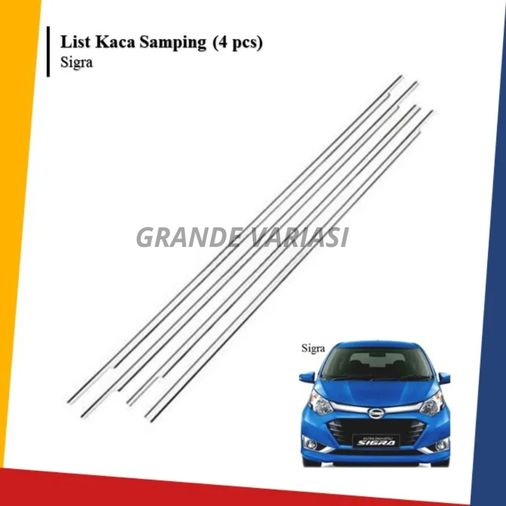 LIS KACA SAMPING MOBIL CALYA SIGRA