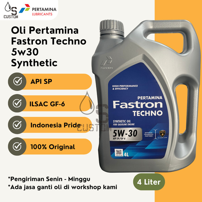 Oli Pertamina Fastron Techno 5w30 Full Synthetic 4L 4 Liter