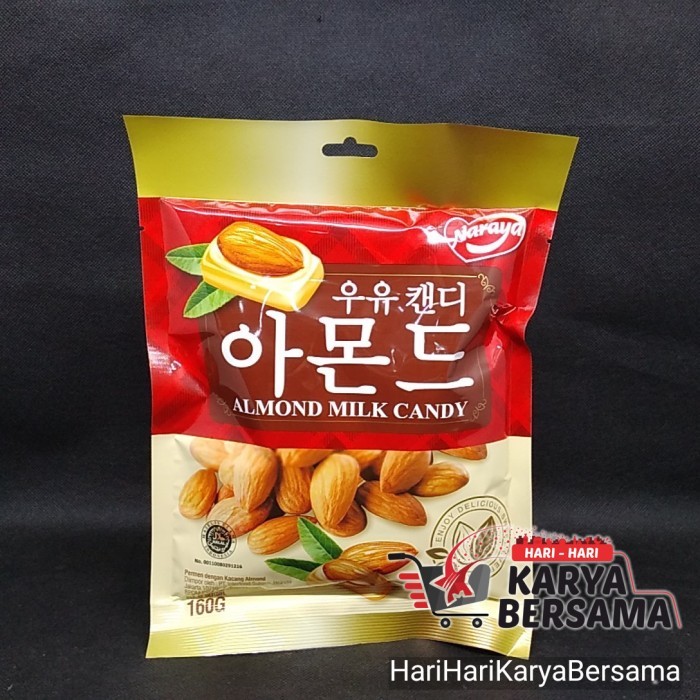 

MAKANAN RINGAN PERMEN NARAYA ALMOND MILK CANDY BAG 160GR