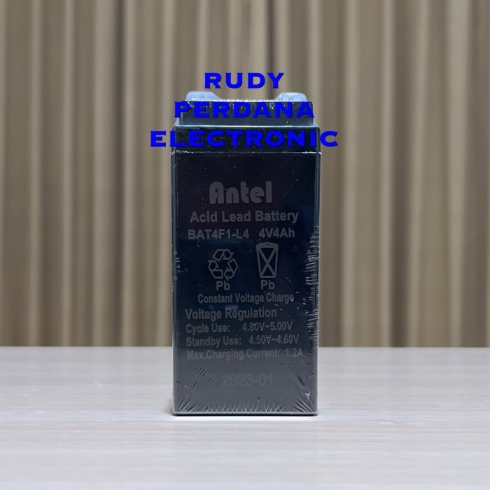 O99 AKI KERING RECHARGEABLE BATTERY BATERAI 4V 4 VOLT 4AH 4 AH