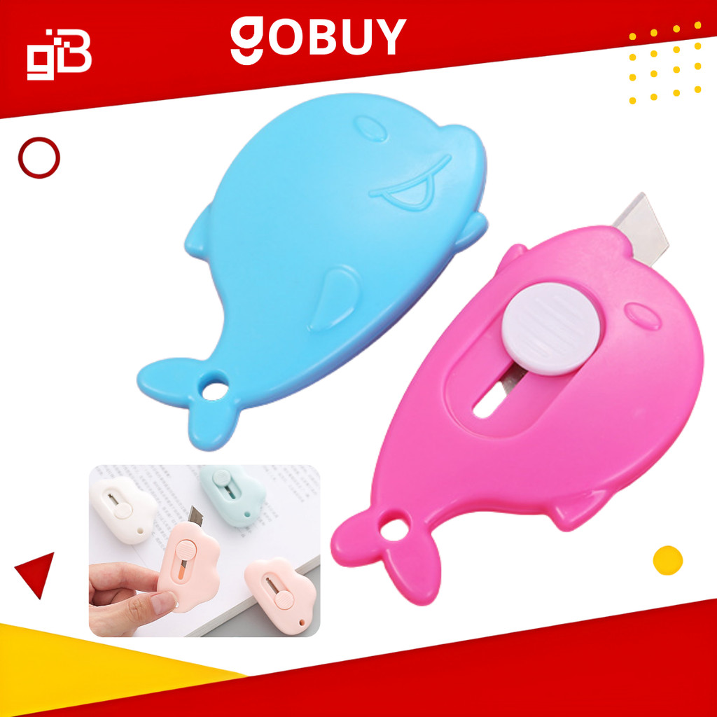 

GoBuy Pisau Cutter Mini Motif Lucu Pemotong Serbaguna