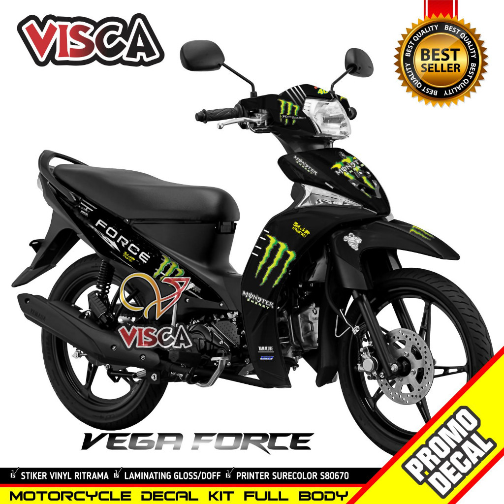 Decal Vega Force Full Body Stiker Vega Force Full Body Striping Vega Force ME