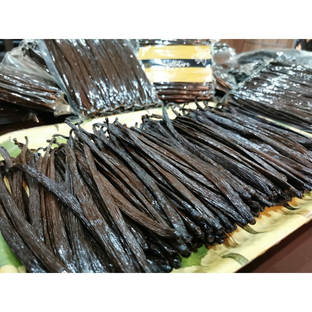 

VANILLA BEAN GRADE A - VANILLA BEAN GOURMET - VANILLA KERING - VANILLA PLANIFOLIA - 100GR-250GR