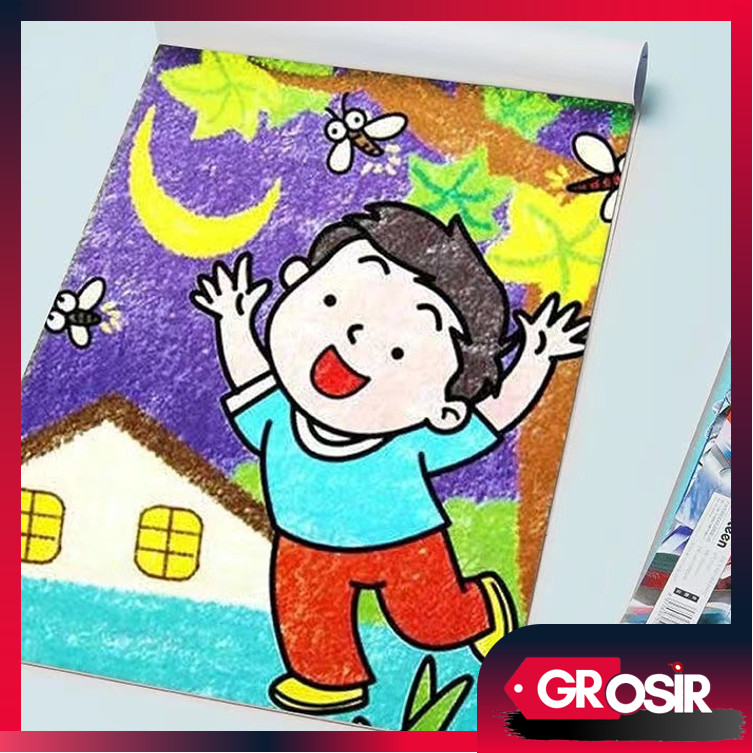 

Grosir S6116 Buku Gambar Karakter / Drawing Book Tebal Tidak Tembus / Buku Gambar Lukisan Kertas / Painting Book Motif Karakter