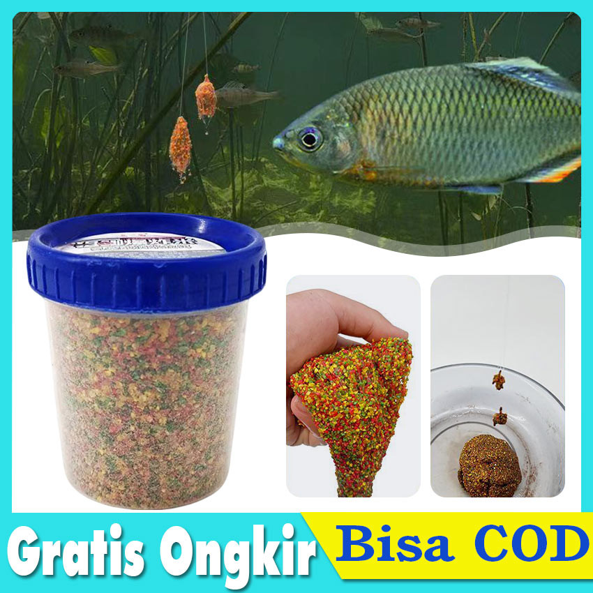 Umpan Ikan Patin & Mas Premium - Campuran Rasa Udang & Cumi dengan Vitamin Asam Amino