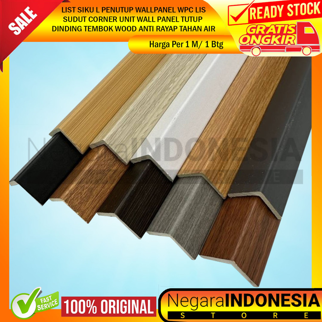 List Siku Wall Panel Plint Penutup Wallpanel Wpc Lis Sudut Corner Unit Tutup Sudut Dekorasi Accesori