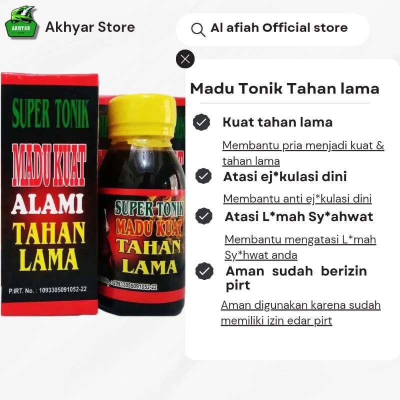 Madu Super Tonik Original Asli Madu Tonik 6x Alami - Herbal Store