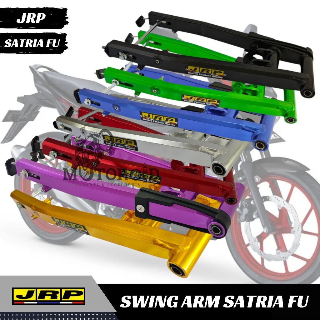 Swing Arm Satria FU Bahan Full CNC JRP RACING Plus As Roda Belakang Saep Lengan Ayun