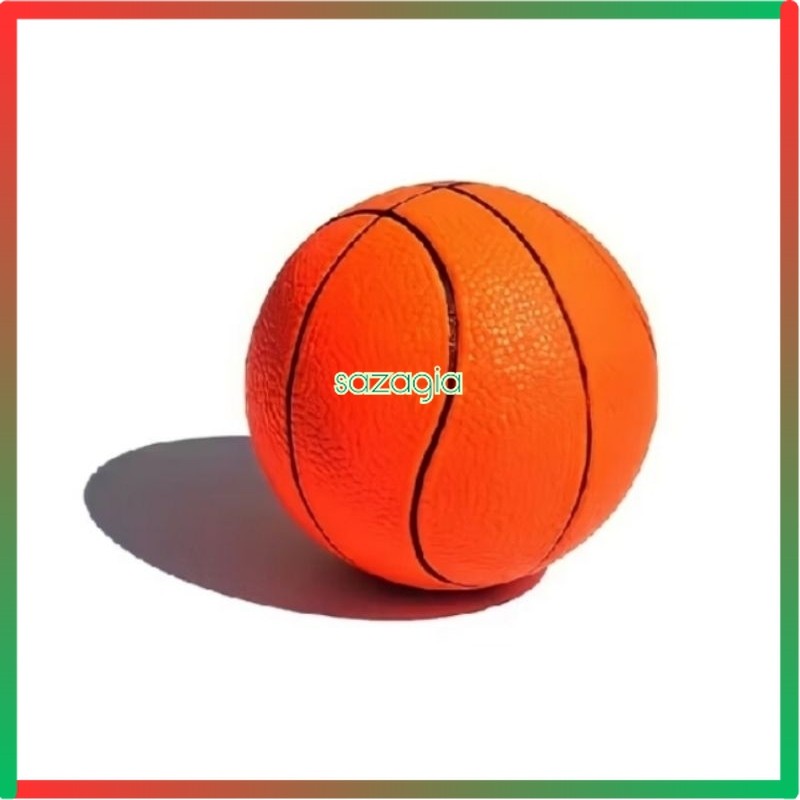 (SG) Mainan Anak Bola Basket Karet Ukuran Besar 25cm SNI Lempar Tangkap