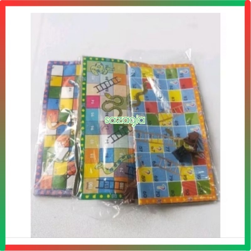 (SG) nostalgia ular tangga mainan jadul board game mainan keluarga