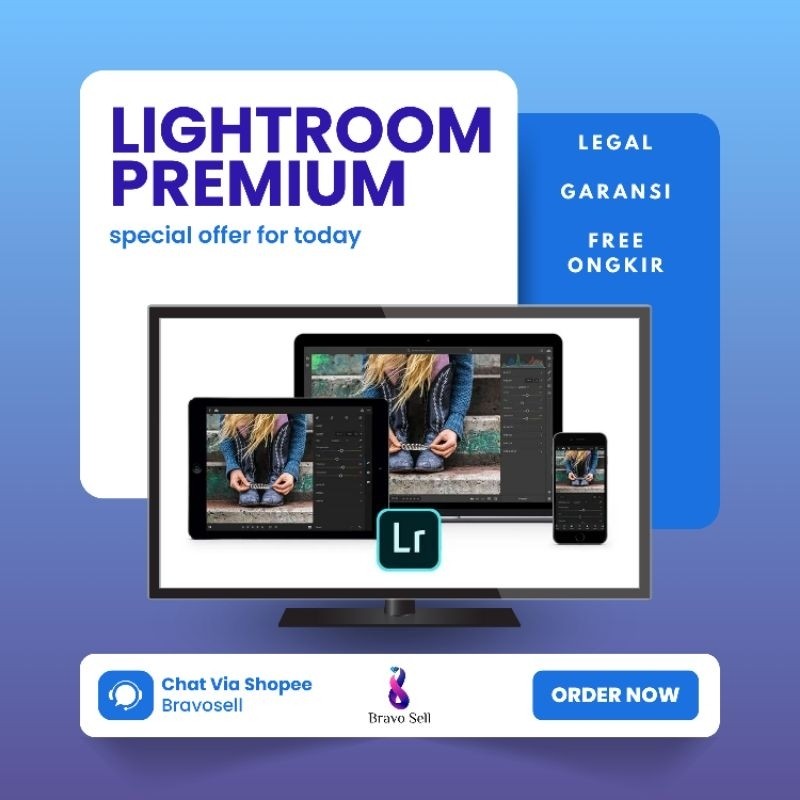 Akun Lightroom Pro | 1 Tahun for Ios dan Android | Bergaransi