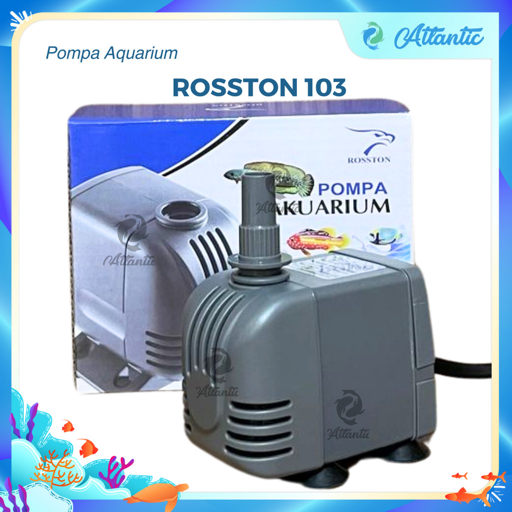 ROSSTON 103 Pompa Celup Aquarium Pompa Celup Mini 10 Watt Rosston 103 Pompa Mini
