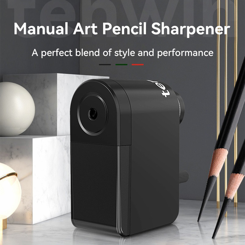 

Tenwin Artists Long Point Pencil Sharpener Manual for Art Charcoal Pencils/Sketching Pencils Adjustable Points For student