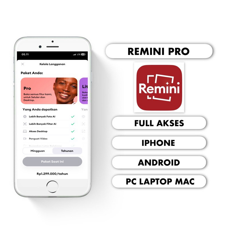 Remini IOS Versi Aplikasi | Remini Android Versi Aplikasi | Remini PC Laptop Mac Versi Web